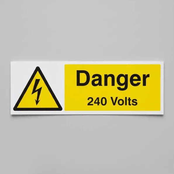 Danger - 240 Volts Danger - 240 Volts
