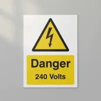 Danger - 240 Volts Danger - 240 Volts
