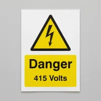 Danger - 415 Volts Danger - 415 Volts