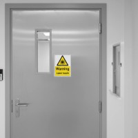 Warning - Laser Beam