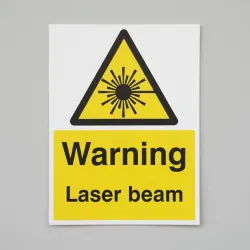 Warning - Laser Beam
