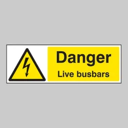 Danger - Live Busbars Danger - Live Busbars