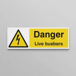 Danger - Live Busbars
