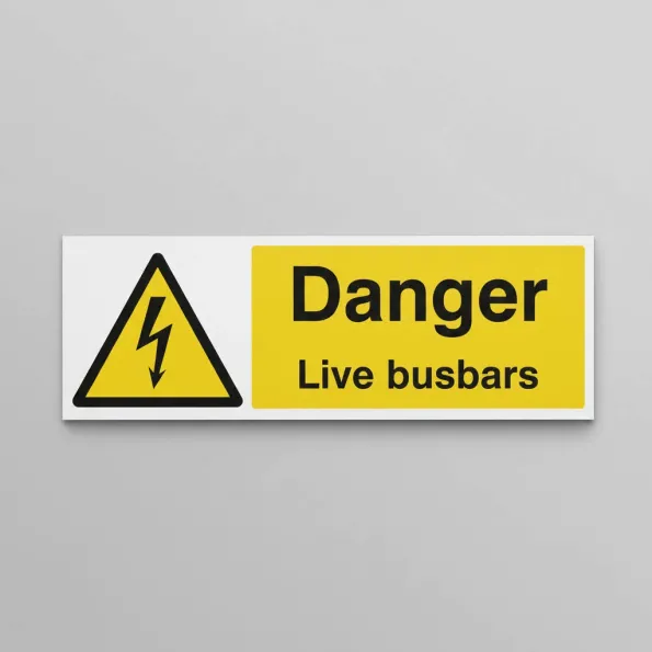 Danger - Live Busbars