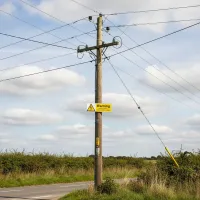 Warning - Drivers Beware Overhead Cables Warning - Drivers Beware Overhead Cables