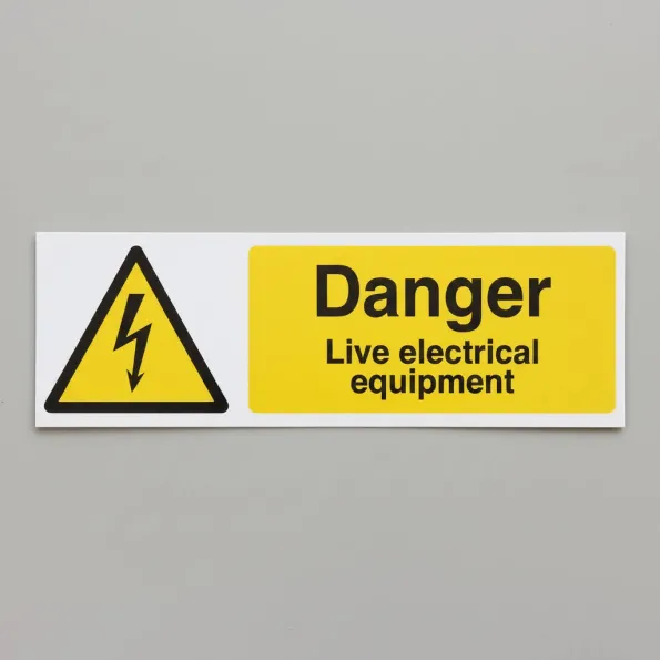 Danger - Live Electrical Equipment