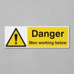 Danger - Men Working Below