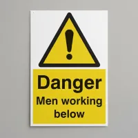 Danger - Men Working Below