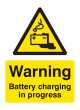 Warning - Battery Charging in Progress
