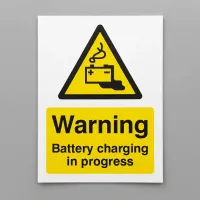 Warning - Battery Charging in Progress