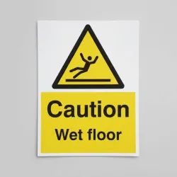 Caution - Wet Floor