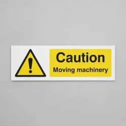 Caution - Moving Machinery