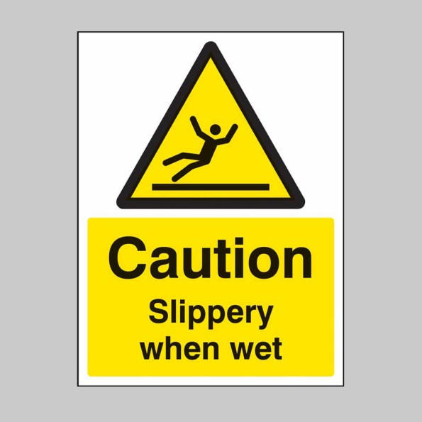 Caution - Slippery When Wet
