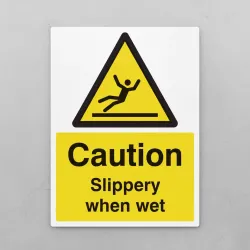 Caution - Slippery When Wet