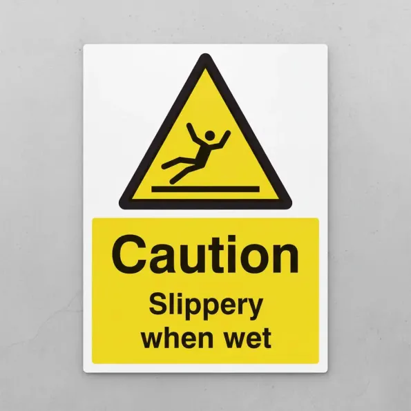 Caution - Slippery When Wet Caution - Slippery When Wet