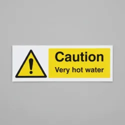 Caution - Very Hot Water
