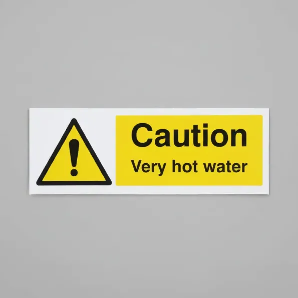 Caution - Very Hot Water