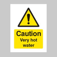 Caution - Very Hot Water