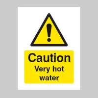 Caution - Very Hot Water