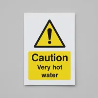 Caution - Very Hot Water