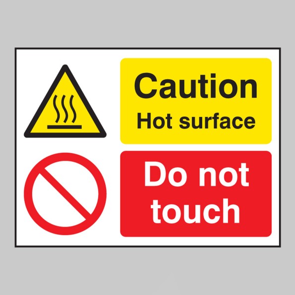 Caution - Hot Surface Do Not Touch