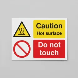 Caution - Hot Surface Do Not Touch