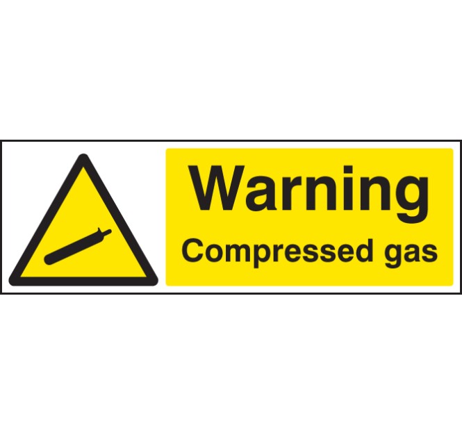 Warning - Compressed Gas