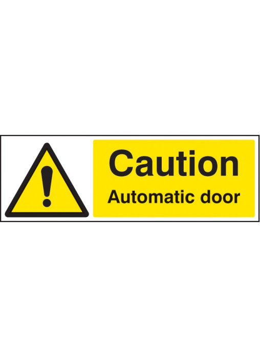 Caution - Automatic Door