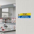 Danger - Hazardous Substances - Wear PPE Danger - Hazardous Substances - Wear PPE