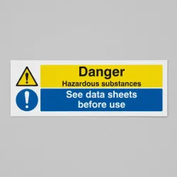 Danger - Hazardous Substances - See Data Sheets