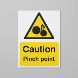 Caution - Pinch Point
