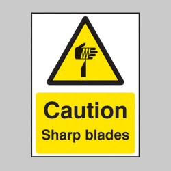 Caution - Sharp Blades