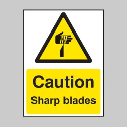Caution - Sharp Blades Caution - Sharp Blades