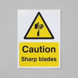 Caution - Sharp Blades