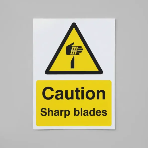 Caution - Sharp Blades