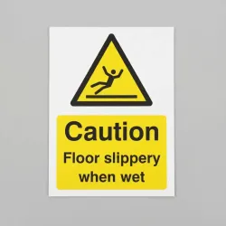 Caution - Floor Slippery When Wet