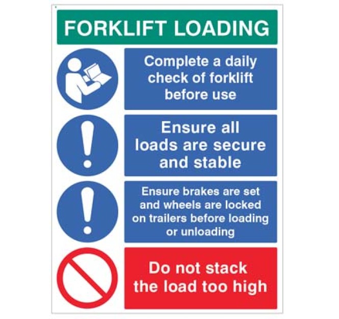 Forklift Loading Daily Checks - Secure Loads
