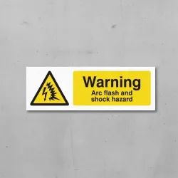 Warning - Arc Flash / Shock Hazard