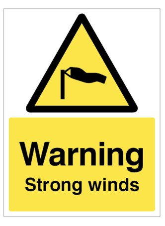 Warning - Strong Winds