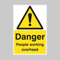 Danger - People Working Overhead