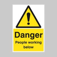 Danger - People Working Below