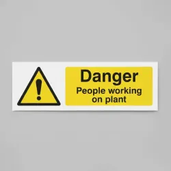 Danger - People Working On Plant Danger - People Working On Plant