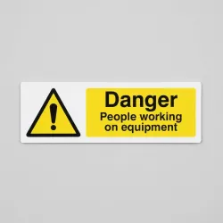 Caution - People Working On Equipment
