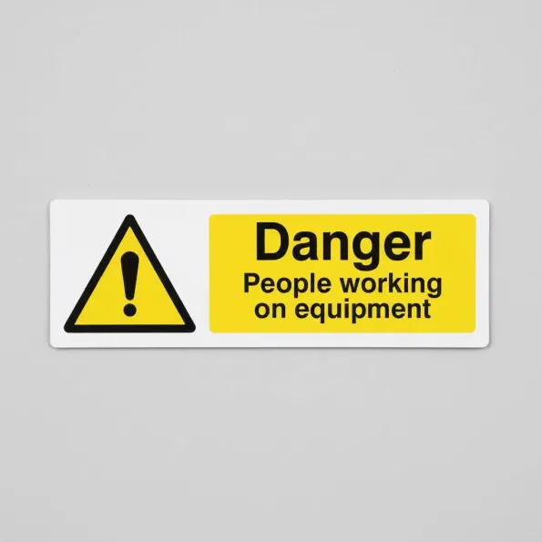 Caution - People Working On Equipment