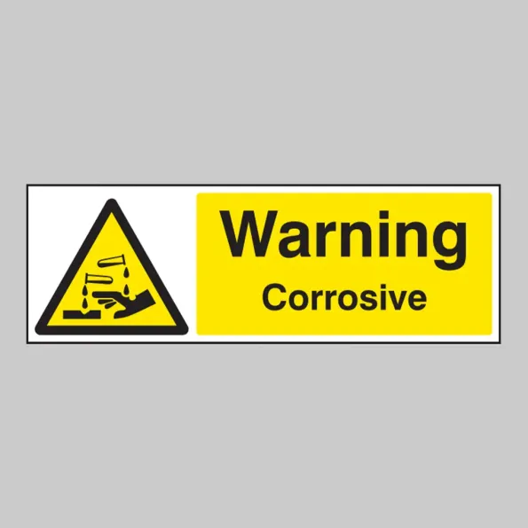 Warning - Corrosive Warning - Corrosive