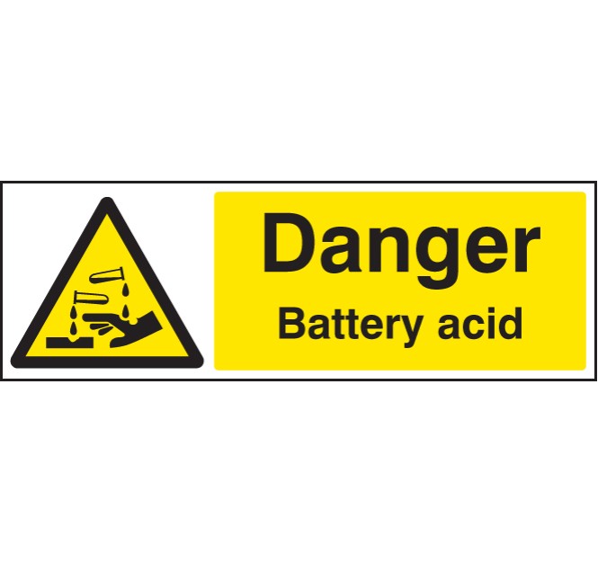 Danger - Battery Acid