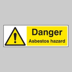 Danger - Asbestos Hazard
