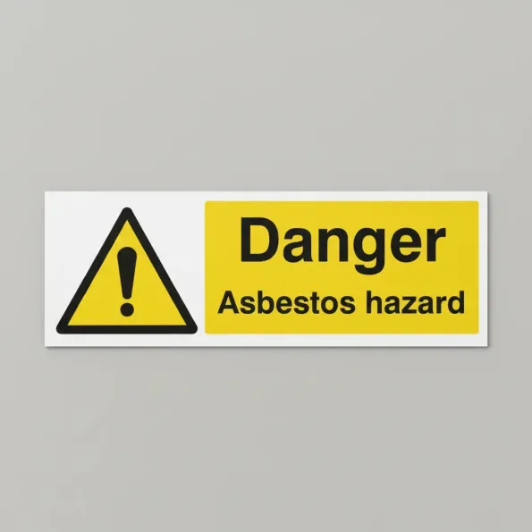 Danger - Asbestos Hazard Danger - Asbestos Hazard