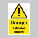 Danger - Asbestos Hazard