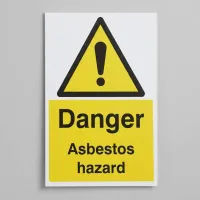 Danger - Asbestos Hazard Danger - Asbestos Hazard